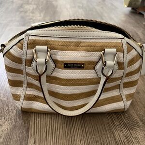 Kate Spade Tan and Cream Bag